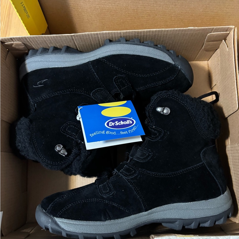 Dr. Scholl's Black and Gray Boots
